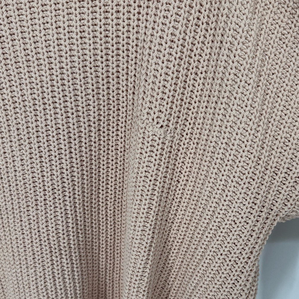 Aerie Womens Soft Knit Cowl Neck Sweater - Beige Size XL - Picture 3 of 5